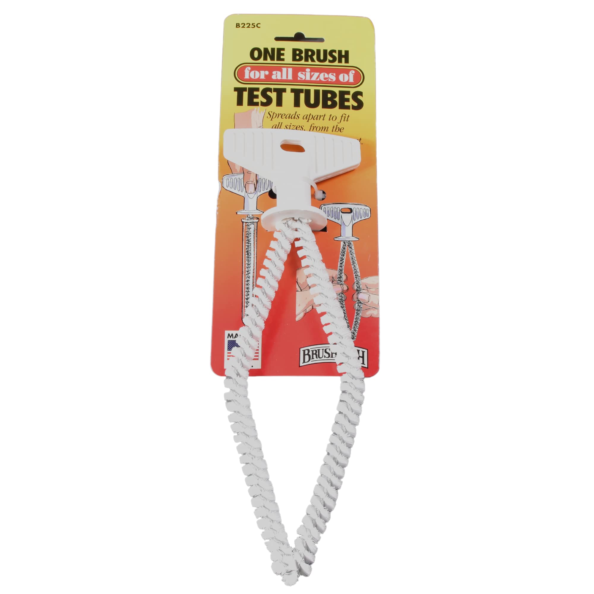 Labsales Presents THE Bottle, Decanter and Laboratory Glassware Brush For The Cleaning of Bottles, Flasks, Decanter, Carafe, Tubes and Much more. 1 Brush (The Test Tube One)