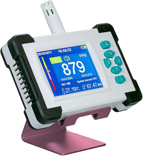 Kohlendioxid Detektor Kkmoon Co2 Messgerat Mit Akku Co2 Meter Tester Fur Luftqualitats Detektor Monitor Mit Aufbewahrungskoffer Mit Funktion Zum Generieren Und Exportieren Von Pdf Dateien Amazon De Baumarkt