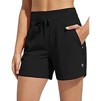 thumbnail image 2 of BALEAF Women's High Waist Swim Board Shorts - Tummy Control 9" Beach Shorts With Liner 2 of 9