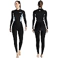 Skyone Diving Skins for Women Men, Thin Wetsuits Swimsuit Full Body Rash Guard, UV Protection Long Sleeve Wet Suit Dive Skin