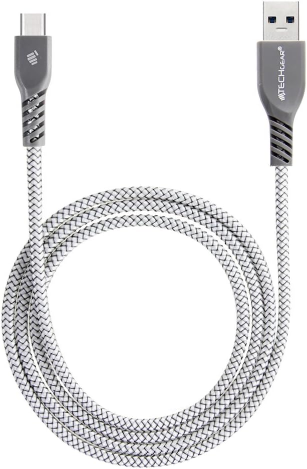 TECHGEAR High Durability Braided USB C Charging Data Cable (1m/3.3ft) for USB Type-C Compatible with iPad Pro 11" 12.9" 13" 2025-2018 - Image 5