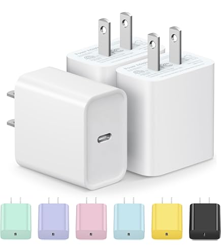 Amazon.com: iPhone 17 Charger Block, USB C Charger Block 20W Type