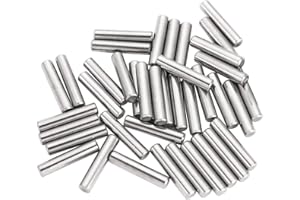 100 Pieces 3 mm x 18 mm Dowel Pin Stainless Steel Shelf Support Pin Metal Fasten Elements by Yesallwas