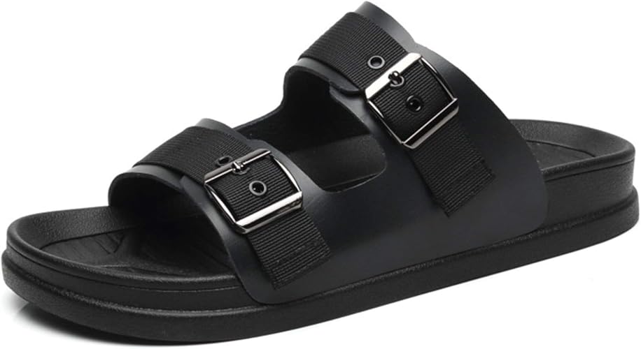 Amazon Donahutt03 バックル メンズ 夏 滑り止め アウトドア 疲れない 黒 サンダル 履きやすい 痛くない 履き心地 耐摩耗性 スポーツサンダル スリッパ メンズサンダル 靴 コンフォートサンダル ビーチサンダル 春夏用 ファッションサンダル
