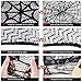 AerWo Halloween Tablecloth Lace Spiderweb Table Cloth, 30-Inch Centerpiece Round Table Topper for Halloween Decorations Festive Party Supplies