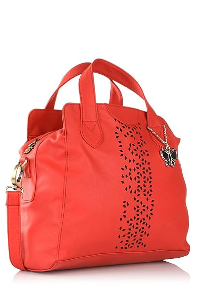 Butterflies Womens Shoulder Bag (Red) (BNS 0459)