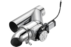 SPELAB Electric Exhaust Cutout 3.0 Inch with Elbow Muffler Exhaust Valve Kit with One Controller Remote Kit