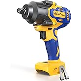 ACROPOW Cordless Impact Wrench Compatible with DEWALT 20V MAX Battery, 1/2 Inch Brushless High Torque Power Impact Gun 665 Ft-lbs(900 N.m) with 3-Mode Speed, LED Light (Bare Tool Only)