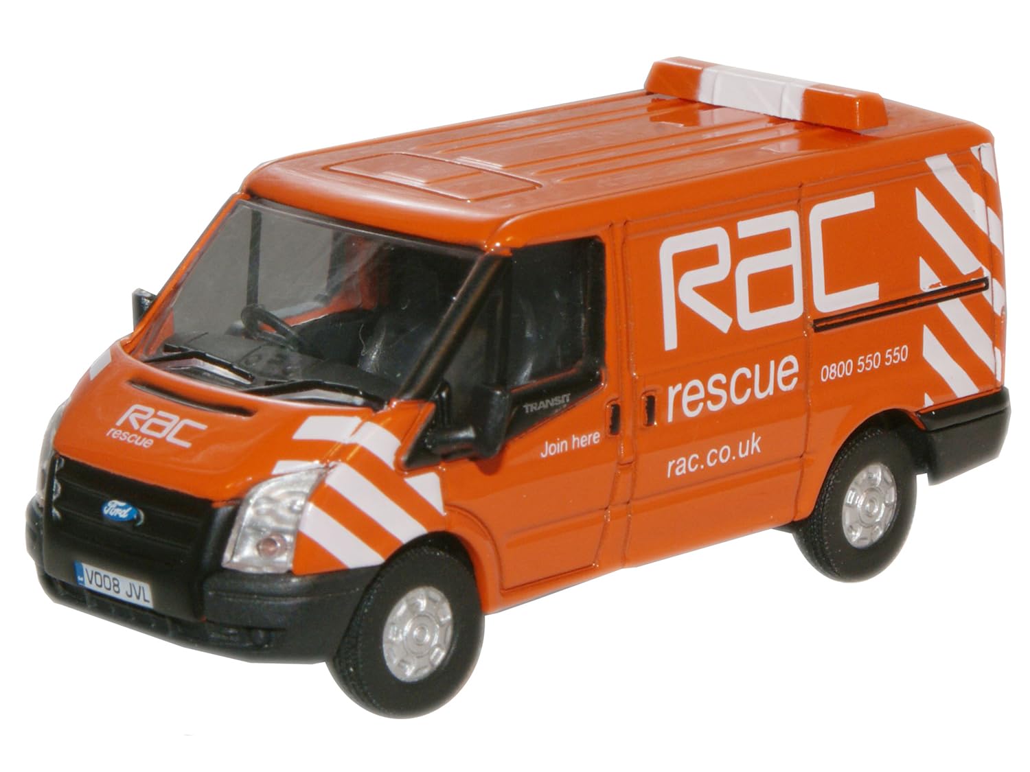 Oxford Diecast 1:76 RAC New Ford Transit Van (L.Roof) Collectable model 76FT003