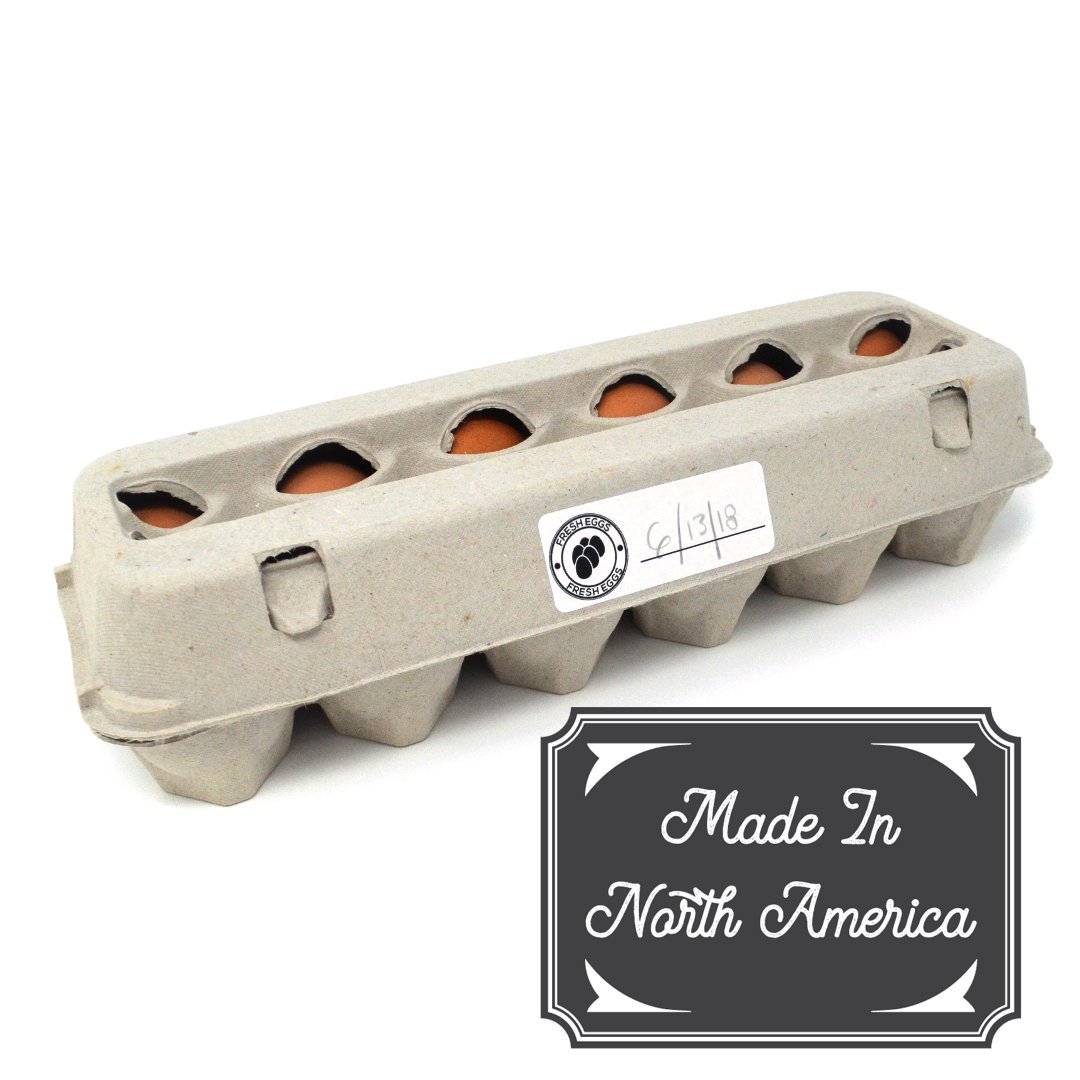 Egg Cartons - 25 PACK - Free Labels Included - 100% recycled materials - Made in 769560670558 | eBay