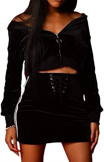 Velour skirt set Clearance