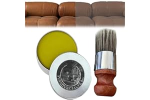 ADYERBY Wise Owl Furniture Salve for Leather Wood, Leather Furniture Salve and Brush,Furniture Salve Brush, Furniture Salve for Wood (1Pcs)