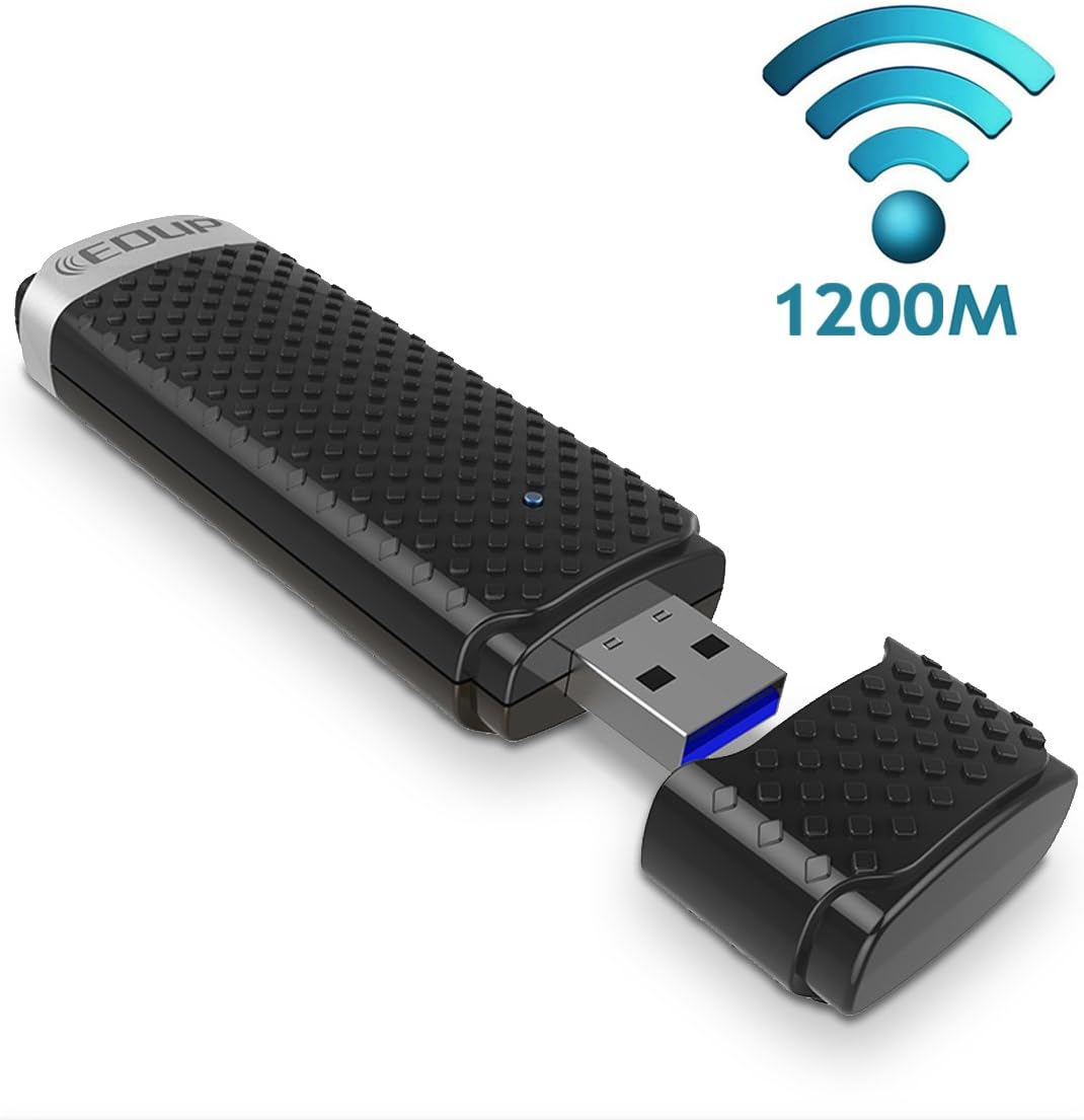 XinGe AC1200 Dual Band(5GHz and 2.4GHz) wireless USB wifi adapter, Supports Windows XP / Vista / 7 / 8 / 8.1 / 10 (32/64bits) MAC OS X 10.12.X / 10.11.X / 10.10.X / 10.9.X / 10.8.X /10.7.X / 10.6.X