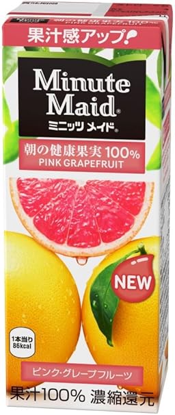 Amazon ミニッツメイド ピンクグレープフルーツ 0ml 24本 明治 野菜ジュース フルーツジュース 通販
