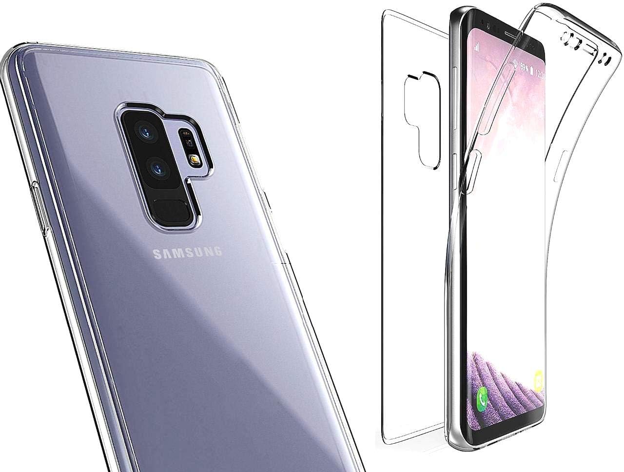 NWNK13 Samsung Galaxy S9 Case, Crystal [ Clear Transparent ] [ Flexible Fitting ] Shockproof 360° Front and Back Cover Compatible for Samsung S9