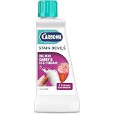 Carbona Stain Devils #4 Spot Cleaner for Blood, Dairy, Ice Cream, 1.7 Fl Oz | Laundry Stain Remover &amp; Fabric Cleaner, Safe on Skin &amp; Washable Fabrics, Apply Directly, Do Not Dilute