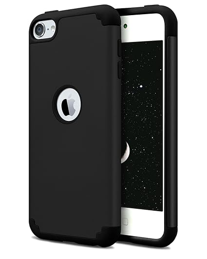 Dailylux iPod Touch 6 Hülle, iPod Touch 5 Hüllen, Slim Dual Layer Schutzhülle für Mädchen Jungen Hybrid Hard Hülle und Weiche