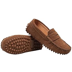 rismart Boys Girls Slip on Loafers Casual Flat Kids