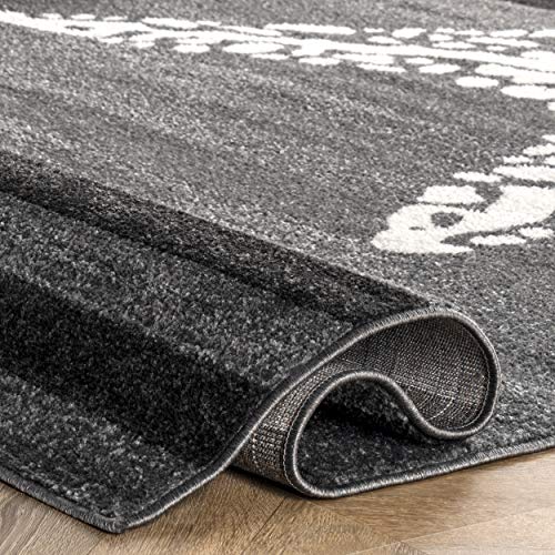 nuLOOM Minnie Coastal Starfish Area Rug, 3' x 5', Gray