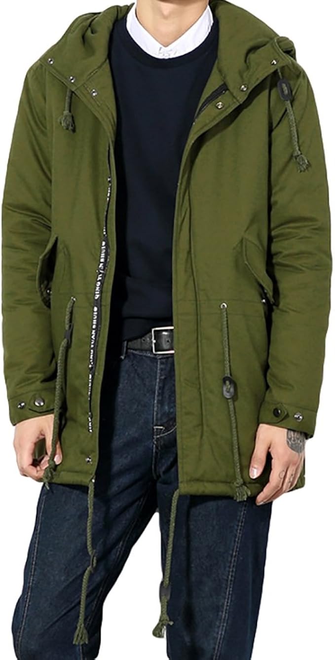 Lv ラオ Lvrao メンズ ファッション カーゴ ミリタリー アウター 長 袖 ジャケット コート ジャケット 通販 Amazon