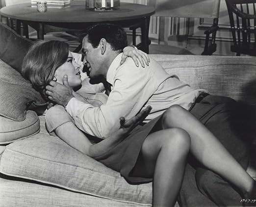 Amazon Com Jane Fonda Lying On Couch With Co Star Photo Print 10