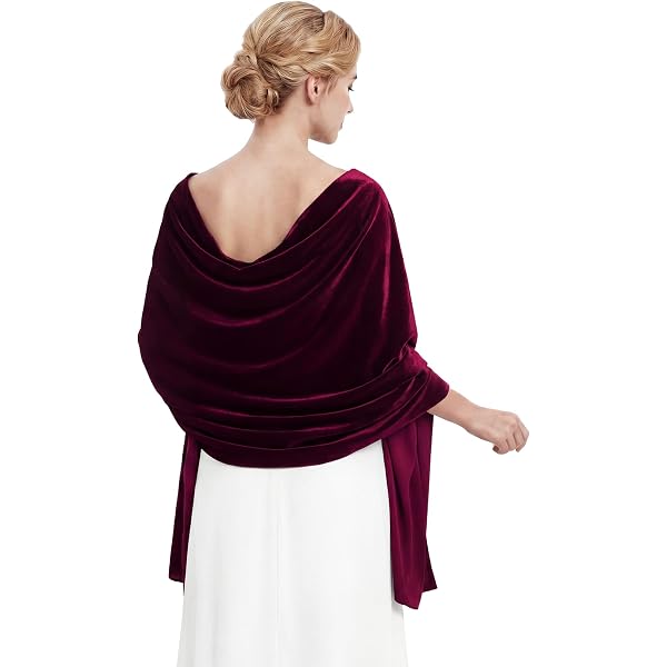 formal dresses with velvet shawl Fitted Beaded Velvet Off Shoulder Shawl Gown by Panoply 14195  ABC Fashion
