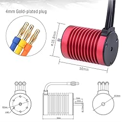 KingVal Replacement F540 3000KV Waterproof