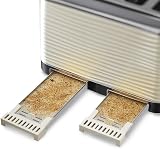 Russell Hobbs Inspire 4 Slice Toaster Cream with Extra Wide Slots 1800W view 5