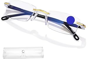 Self Adjusting Glasses, Auto Zoom Auto Focusintelligent Dual Focus Anti Blue Light Presbyopia Reading Glasses Women Men