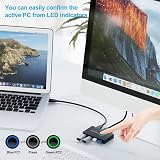 Knadgbft USB 3.0 KVM Switch 2PC 4 Device Port Sharing Keyboard Mouse Printer view 8