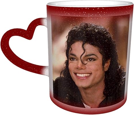 Amazon Co Jp Michael Jackson マイケル ジャクソン 3 マグカップ 色が変わるカップ 人気 かわいい 耐久性 安全で健康 セラミックコーヒーマグクリエイティブ おもしろ食器 モーフィング ギフトアイデア 赤 ホーム キッチン