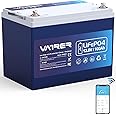 VATRER POWER 12.8V 100AH Group 24 Low Temp Cutoff LiFePO4 Battery with 1280W, Built-in 100A BMS, 5000+ Cycles Rechargeable Lithium Battery, Perfect for RV/, Solar, and Off-Grid Applications, etc.