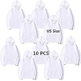 AiDiYGECO 10 pcs Sublimation Hoodies Blank Men 100 Polyester Hoodie For Sublimation
