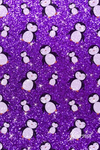 Amazon Com Journal Faux Purple Glitter Penguins Notebook 9781533605764 Brothergravydesigns Books faux purple glitter penguins notebook