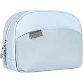 pack all Travel Toiletry Bag, Multi-Compartment Cosmetic Bag, Water-Resistant Makeup Bag for Toiletries, Accessories (Glacier Blue)