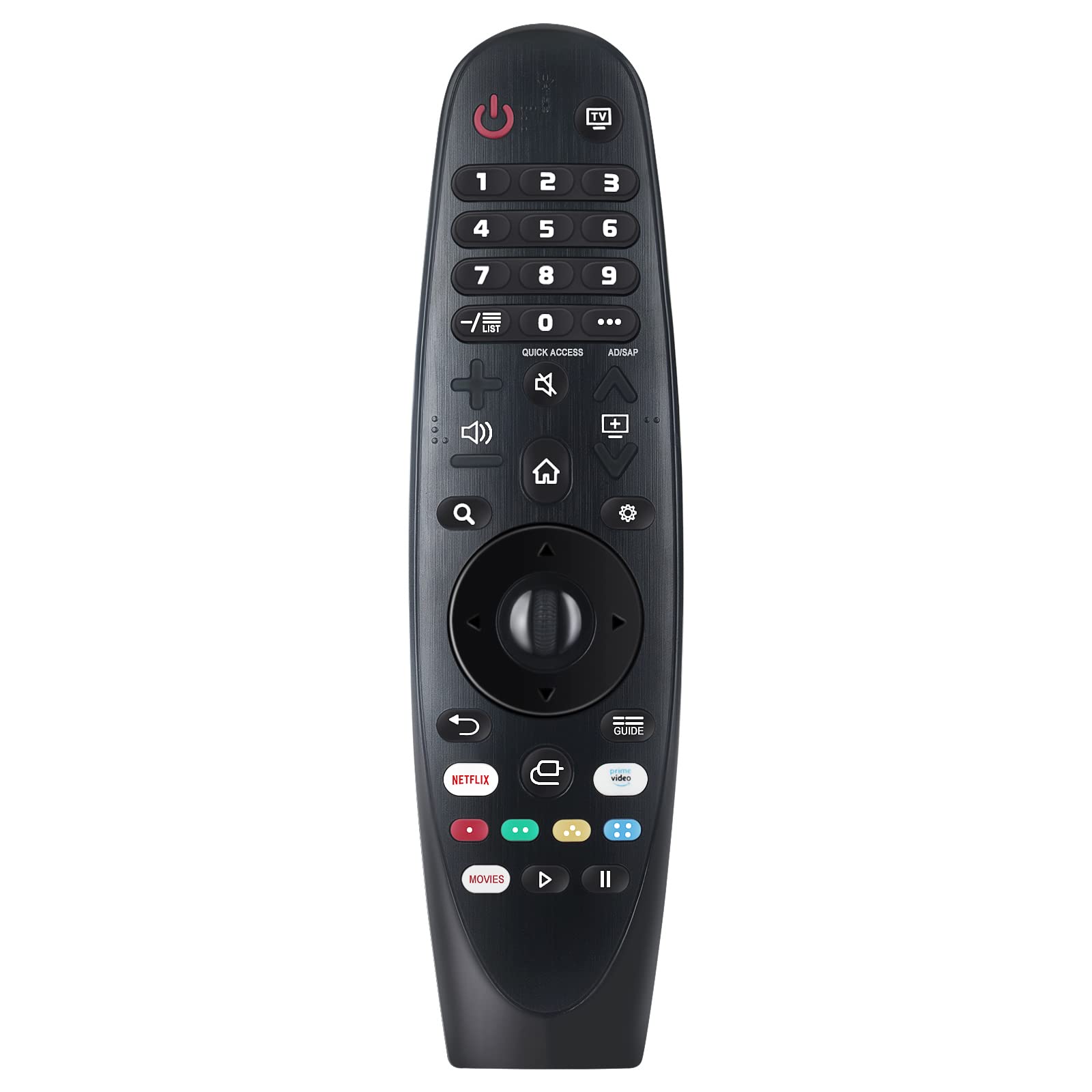 AKB75855501 MR20GA IR Replacement Remote Fit for LG OLED LED TV OLED77BXPUA OLED77BXAUA OLED77CXPUA OLED77CXAUA 50NANO79UNA 55NANO79UNA 65NANO79UNA 49NANO80UNA 55NANO80UNA 65NANO80UNA