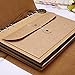 Scrapbook with 100% Handcrafted Rattan Photo Album Storage Box, DIY Anniversary, Wedding Photo Album, with DIY Accessories Kit