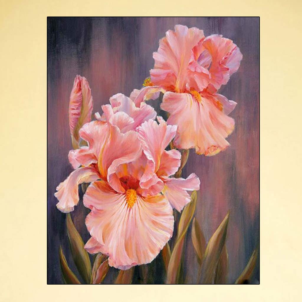 DIY Malen nach Zahlen Kits für Erwachsene Blume Leinwand