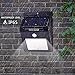 Solar Motion Sensor Light, Satu Brown 16LED Outdoor Solar Powered Water Resistant Wireless Security Wall Light Path Lighting Spotlight for Garden, Fence, Yard, Patio, Deck, Home, Driveway, Stairs