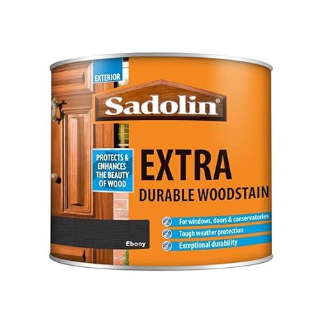 Sadolin Extra langlebige Holzlasur, 500 ml Ebenholz