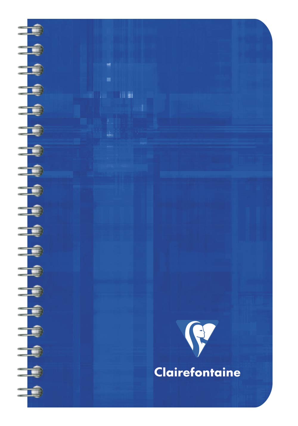 Clairefontaine 8582C - Set of 10 Spiral Notebooks - Size: 7.5x12 cm - 100 Small Squares Pages - 90 g White Paper - Laminated Card Cover - Random Colours