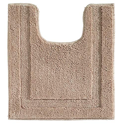 mDesign Soft Microfiber Polyester Bathroom Spa Rug Set Water