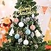 Christmas Balls Ornaments Decoration for 2020 Santa’s Factory New Design Hanging Xmas Balls Pendants Baubles Set for Christmas Tree Decorations Collections (6ct 3.15