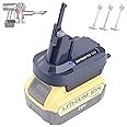 V7 V8 Battery Adapter Compatible with Dewalt 20V Battery Converted to Replacement for Dyson V7 V8 Battery SV10 SV11 Series Animal Absolute Motorhead Pro HEPA Cordless Stick Vacuum Cleaners