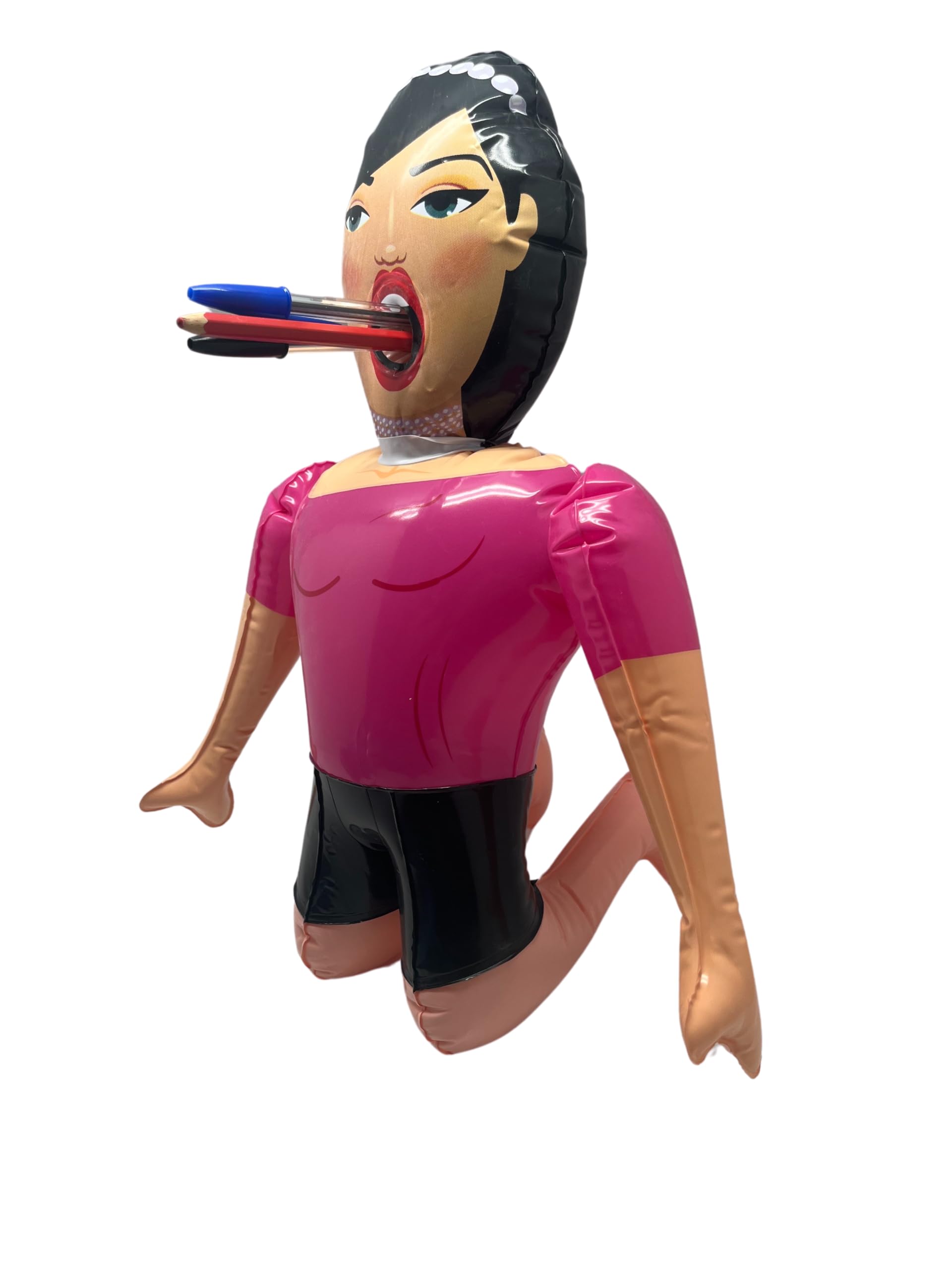 Diabolical Gifts Inflatable Lady Boy - Really Rude Gifts, Offensive Presents for Men, Novelty Pen Holder, Inappropriate Gifts for Men, Rude Secret Santa Gifts Under 10 Pounds