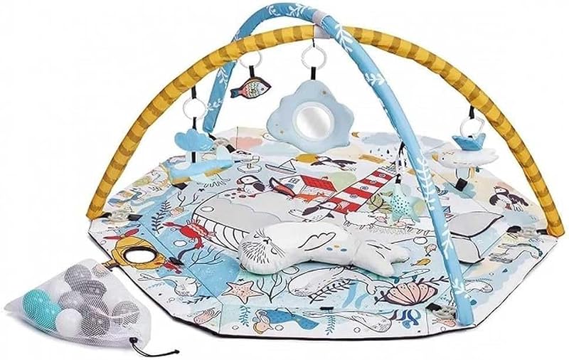 Kinderkraft SMARTPLAY SEA Baby Playmat Educational Mat Activity Gym
