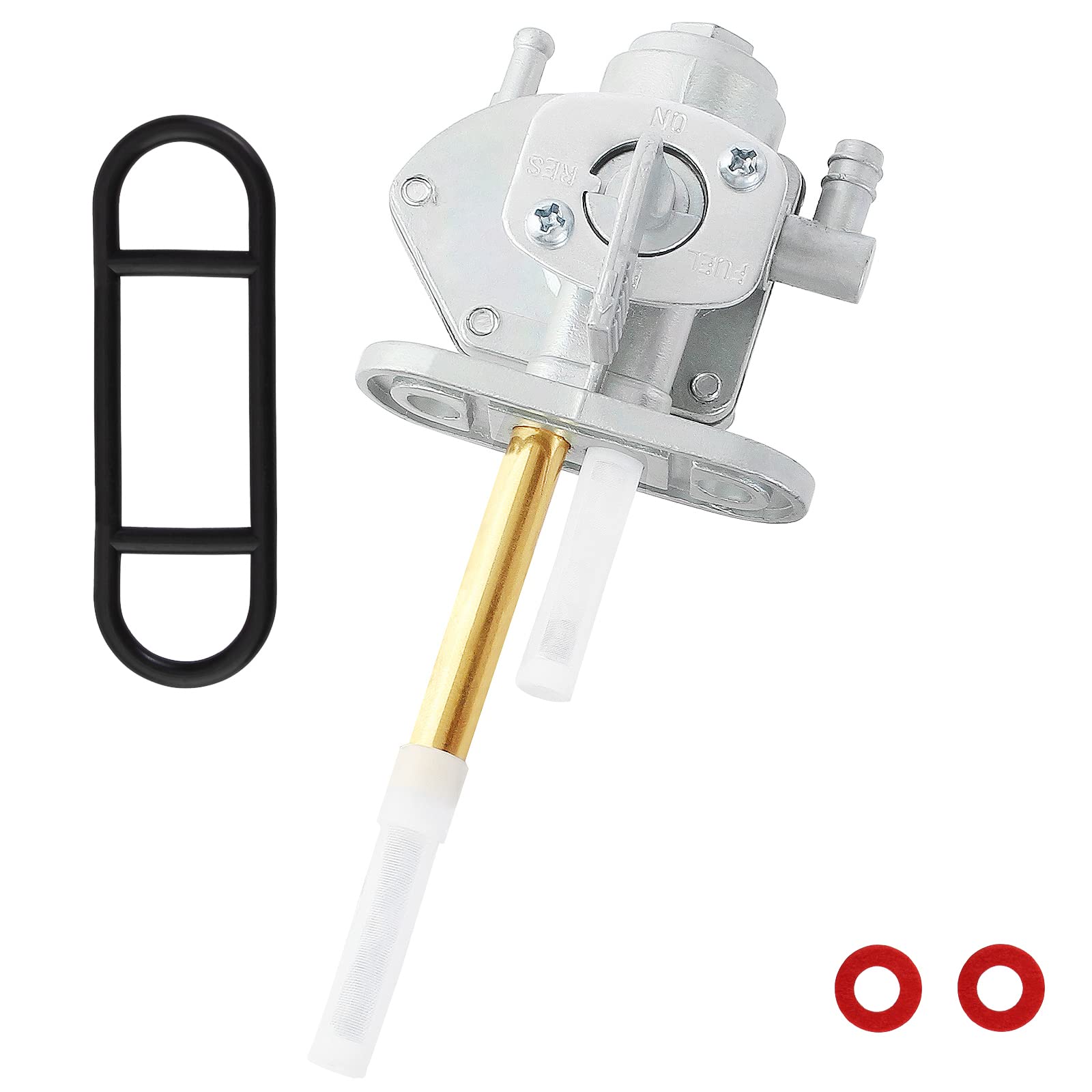 Photo 1 of SOAJEE Gas Tank Fuel Petcock Valve Compatible with Kawasaki Ninja 250R 500 500R 900R EX250 EX500 ZX900A Vulcan 750 800 EN500 VN750 VN800 Zephyr 550 ZR550 ZR750 KL650 KLR650 KFX80 KFX50 ZR400 ZRX1200