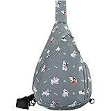 HUA ANGELSling Bag, Fashion Crossbody Chest Bag Shoulder Daypack Travel Hiking Gym Casual Sling Backpack