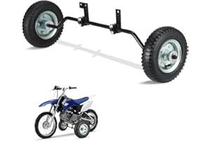 Tayizoo Dirt Bike Training Wheels, Adjustable Height kid training wheels,Compatible with razor MX350 MX125 MX400 honda CRF50 XR50 Z50 Z50R yamaha PW50 TTR50 etc most 50CC 49cc Dirt Bike 1 Set
