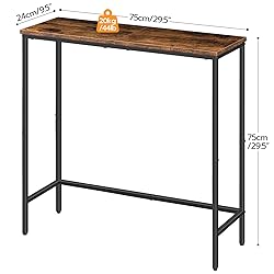 HOOBRO Narrow Console Table, 29.5" Entryway Small